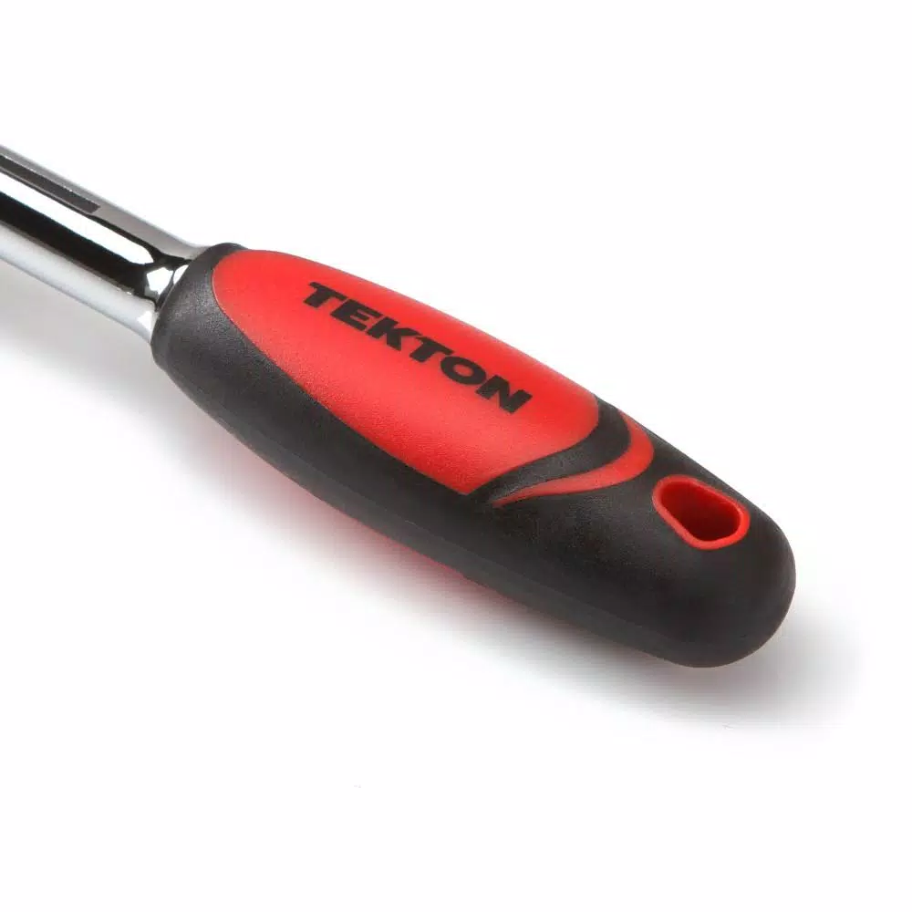 TEKTON 1/4 in. Drive 5 in. Swivel Head Ratchet, 72-Tooth