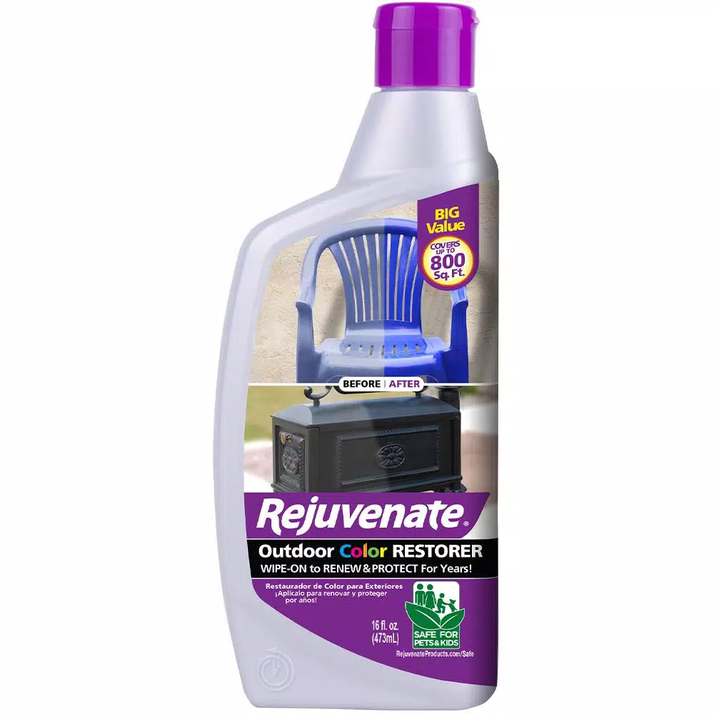 Rejuvenate Outdoor Color Restorer, 16 oz. Liquid Formula for Faded Surfaces