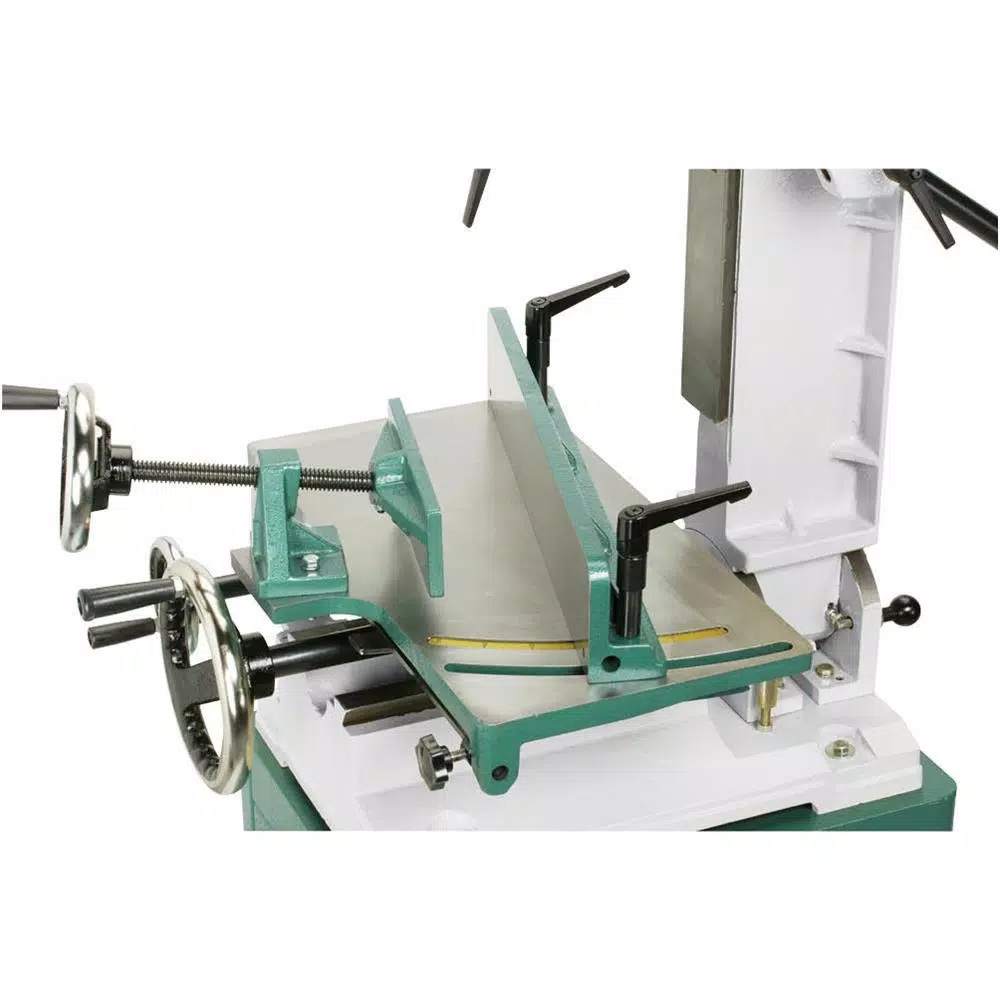 Grizzly Industrial Heavy-Duty Mortiser with Stand, 1-1/2 HP, 110V/220V Single Phase