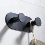 KRAUS Elie Double Robe and Towel Hook, Matte Black thumbnail 6