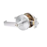 Taco Grade 1 Commercial Classroom Function Cylindrical Door Lever, Satin Stainless Steel thumbnail 1