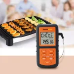 ThermoPro TP-06 Digital Meat Thermometer with Color-Changing LCD, Probe, and Timer - Orange thumbnail 6