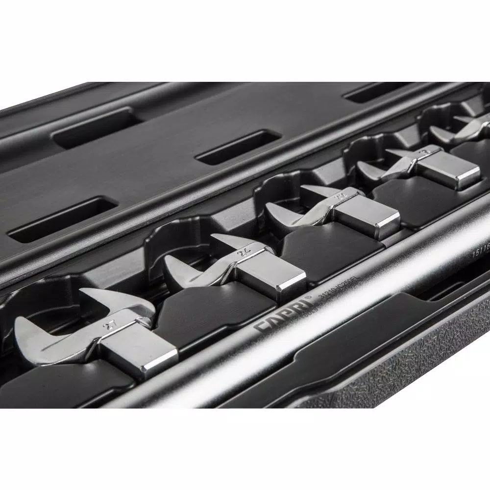 Capri Tools 11-Piece Interchangeable Torque Wrench Set, 30-250 ft. lbs., 14 mm x 18 mm Drive