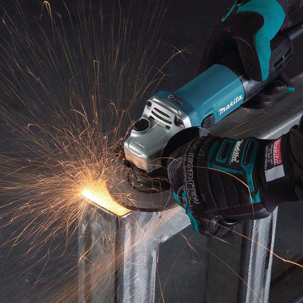 Makita 4-1/2 in. 6 Amp Corded Angle Grinder, 11,000 rpm