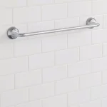 Glacier Bay Constructor 18 in. Single Towel Bar, Chrome Finish, Coastal Style thumbnail 2