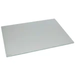 Home Basics Frosted Tempered Glass Cutting Board - Modern Rectangular Serving Platter thumbnail 1
