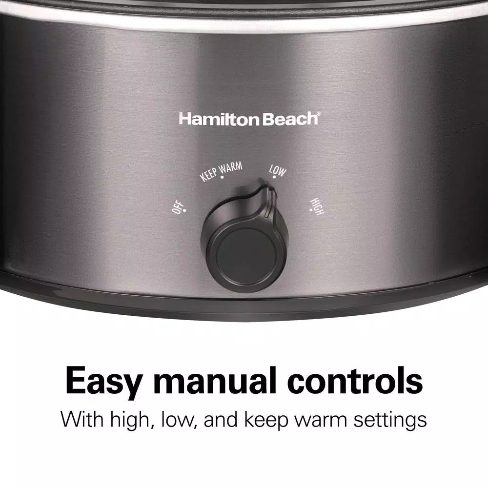 Hamilton Beach 6 Qt. Stovetop Sear and Cook Slow Cooker, Stainless Steel