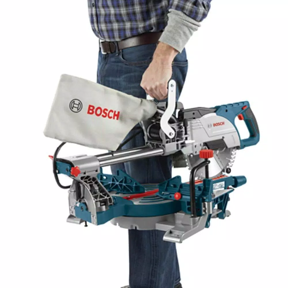Bosch 8-1/2 in. 12 Amp Corded Single Bevel Sliding Compound Miter Saw