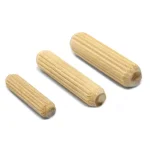 WEN 400-Piece Fluted Woodworking Dowel Pin Variety Bucket - 1/4 in., 5/16 in., and 3/8 in. Birch Dowels thumbnail 3
