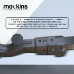 Mockins 500 lb. Capacity Hitch Mount Cargo Carrier Set with Waterproof Bag and Straps thumbnail 4