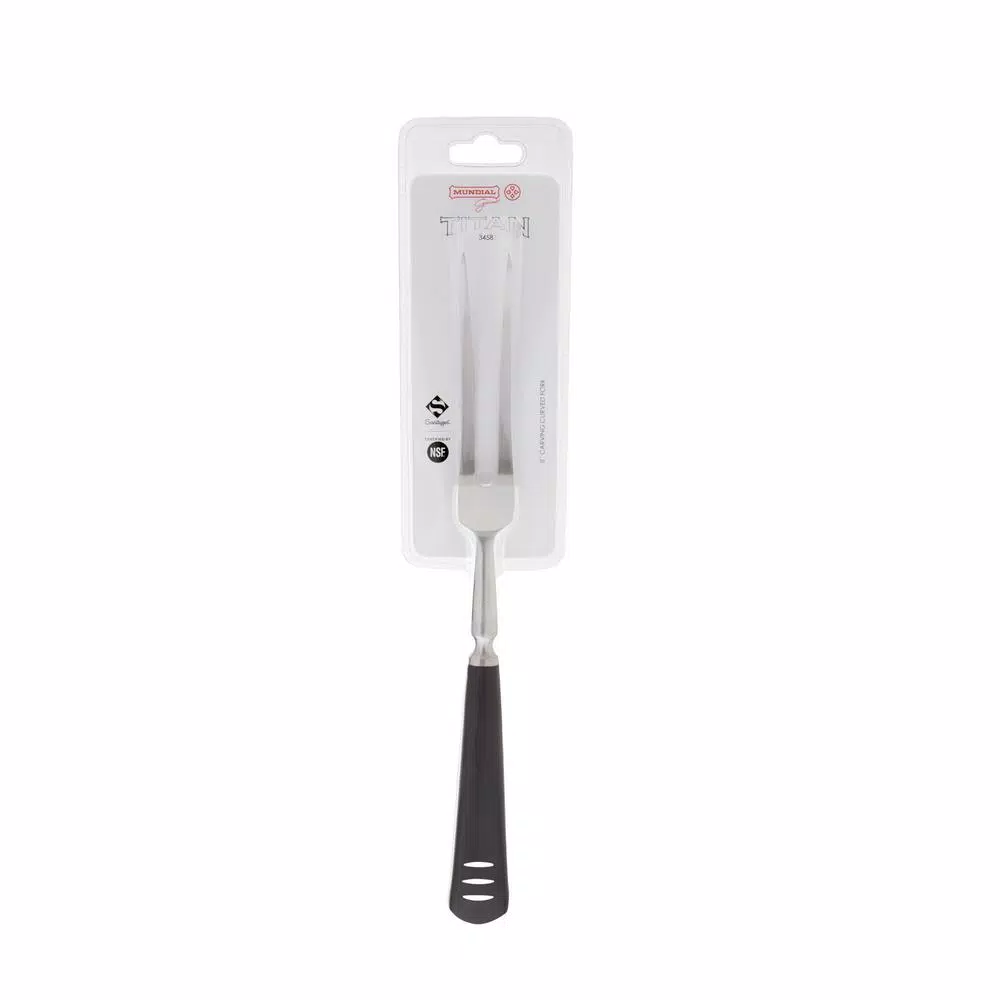 Mundial Titan Series 8 in. High Carbon Steel Carving Fork
