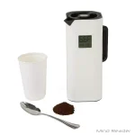 Mind Reader White 4-Cup Double Wall Thermal Coffee Carafe with Digital Temperature Display thumbnail 2