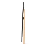 Umbra Modern Black Leaning Floor Mirror with Solid Wood Easel Storage Rack thumbnail 3