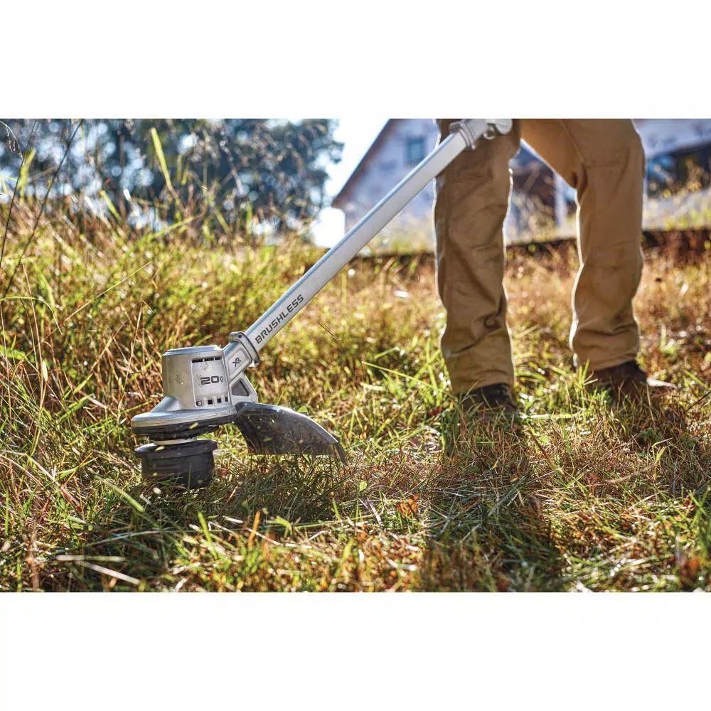DEWALT 20V MAX Cordless Brushless String Trimmer Kit with 5 Ah Battery, Charger, and 225 ft. Replacement Line