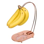 Creative Home Copper Plated Metal Banana Hanger & Fruit Organizer - Elegant Kitchen Decor thumbnail 6
