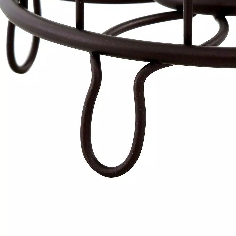interDesign Twigz Freestanding Toilet Paper Holder Plus with Roll Reserve - Bronze Floral Design