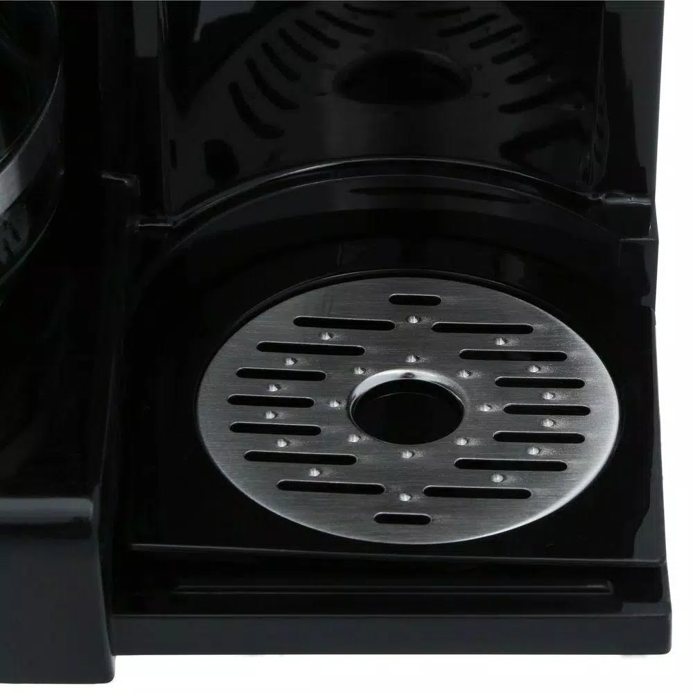 Cuisinart COFFEE PLUS 12-Cup Black Drip Coffee Maker with Programmable Timer and Hot Water System