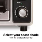 Hamilton Beach Toastation 1300W 2-Slice Toaster Oven, Black and Gray thumbnail 3