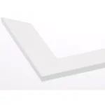 BrandtWorks American Value Modern Matte White Composite Framed Mirror, 65.5 in. x 32 in. thumbnail 3