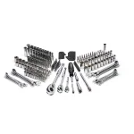 Husky 194-Piece Mechanics Tool Set with 72-Tooth Ratchets and Chrome Alloy Steel Sockets thumbnail 1
