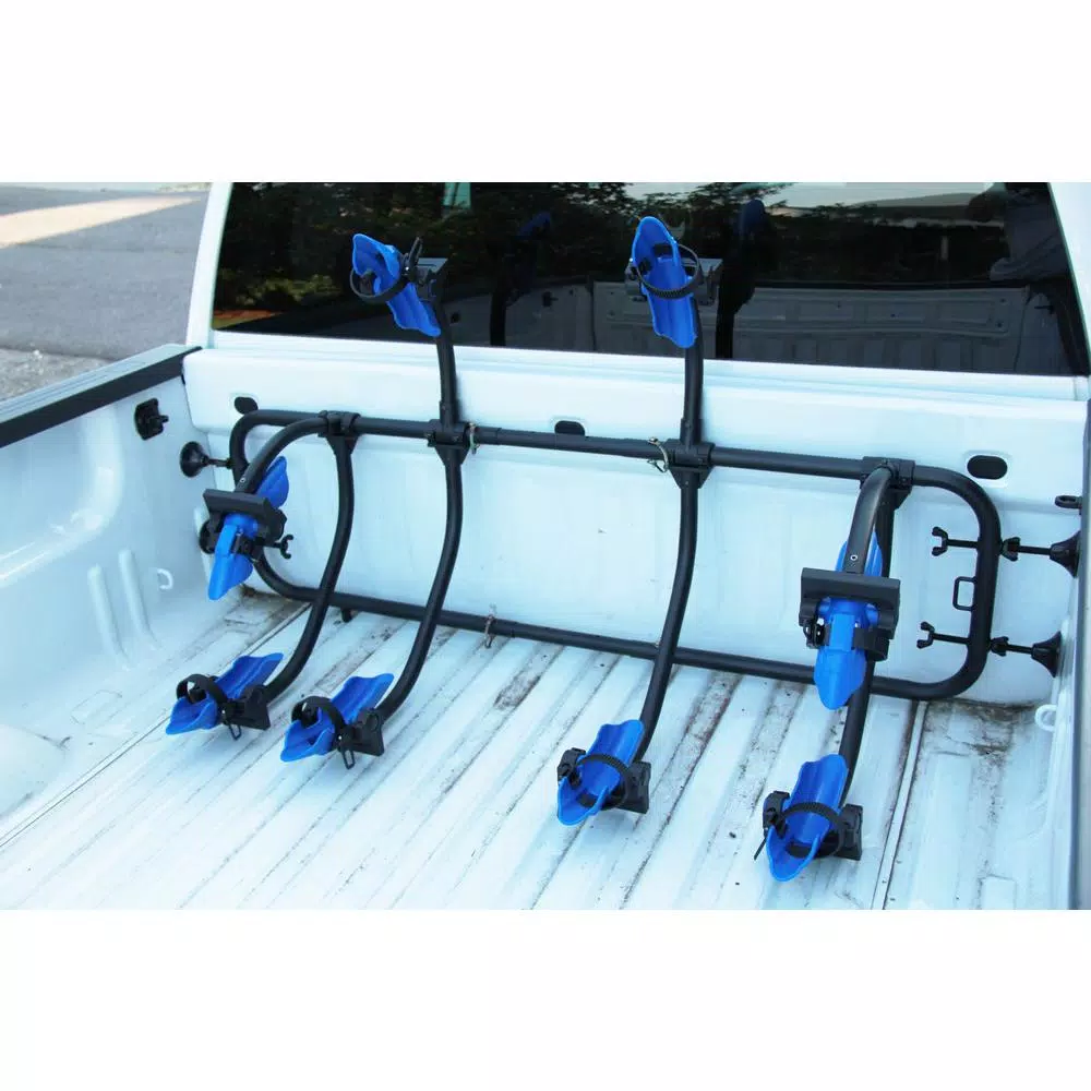 Advantage SportsRack Advantage Sports Bed Rack Elite 4-Bike Truck Bed Bike Rack, 120 lb Capacity