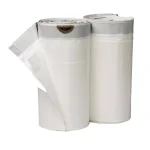 HDX 18 Gallon White Kitchen and Compactor Drawstring Trash Bags, 60-Count thumbnail 3