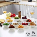 MALACASA 4.3 in. White Ceramic Ramekins Set of 12, Porcelain Souffle Dishes and Serving Bowls thumbnail 6