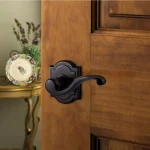 Baldwin Prestige Madrina Venetian Bronze Universal Passage Door Lever (4-Pack) thumbnail 5