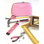 Apollo Tools 63-Piece Household Tool Kit in Stylish Pink Designer Case thumbnail 4