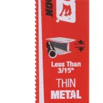 Diablo Steel Demon 6 in. Carbide Strip Reciprocating Saw Blade, 20 TPI for Thin Metal Cutting thumbnail 4
