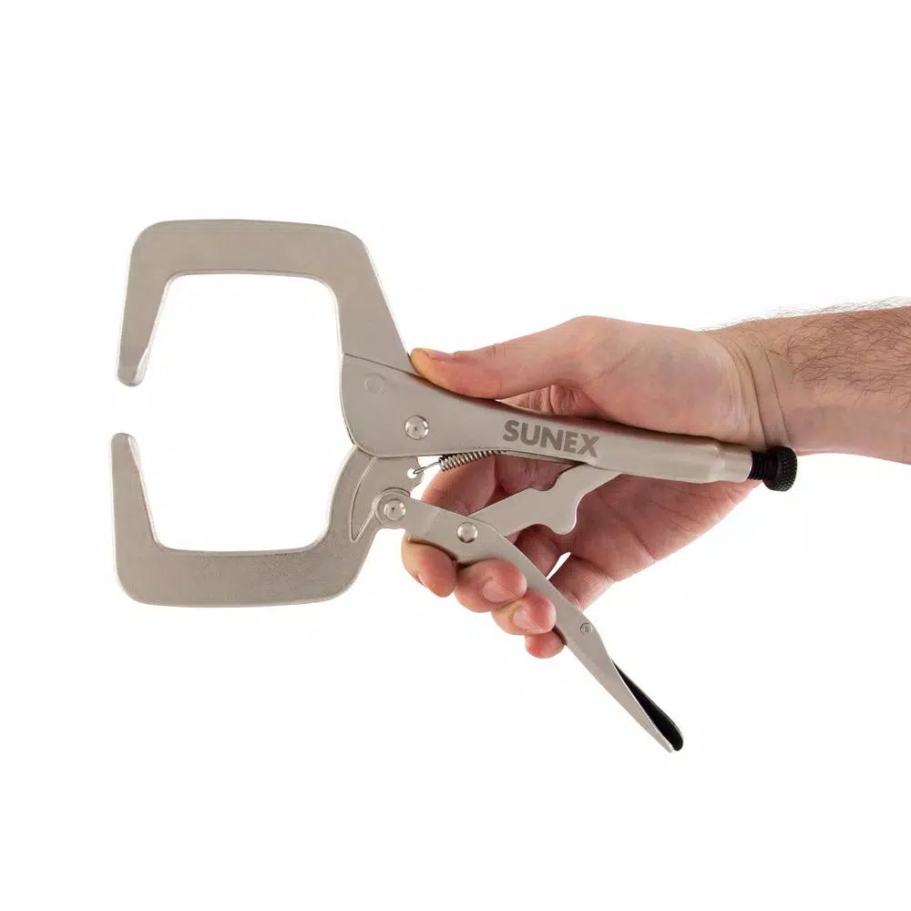 SUNEX TOOLS Sunex LC11 11 in. Locking C-Clamp with 3-3/8 in. Jaw Capacity