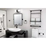 Gatco Elevate Robe Hook, Matte Black, Modern Minimalist Metal thumbnail 2