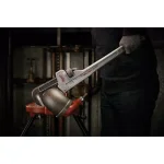 Milwaukee 2-Piece Aluminum Pipe Wrench Set, 14 in. and 24 in. thumbnail 3