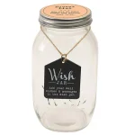 Stonebriar Collection Top Shelf Glass Bucket List Wish Jar Kit with 100 Tickets and Pen thumbnail 7