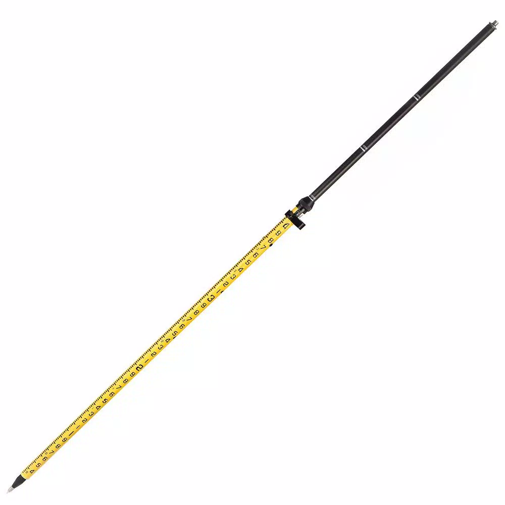 AdirPro 6 ft. Aluminum 3-Position Snap-Lock Rover Telescoping Rod, Yellow