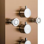 AKDY 65 in. 8-Jet Bronze Stainless Steel Shower Panel System with Rainfall Waterfall and Handheld Wand thumbnail 8