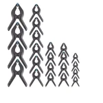 Anvil 22-Piece Spring Clamp Set, Fiberglass Reinforced Nylon with Vinyl Tips thumbnail 1