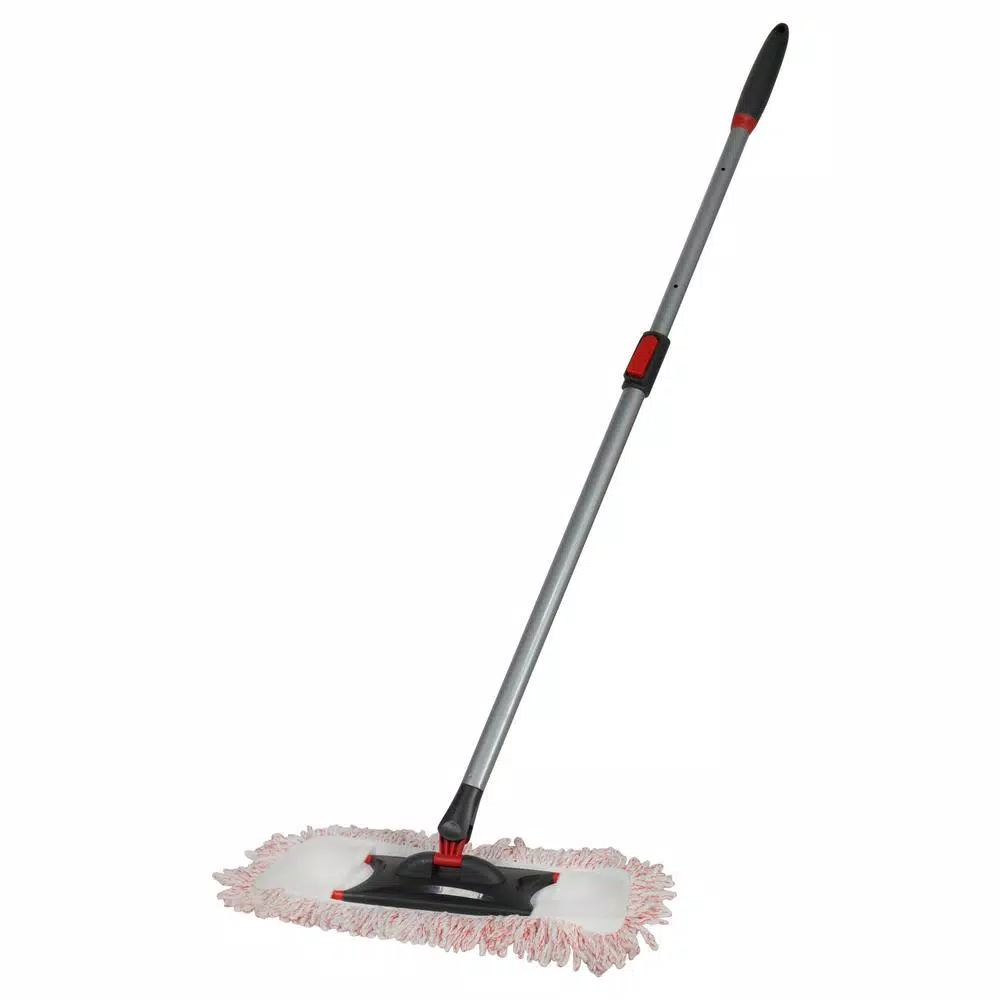 Rubbermaid Flexible Microfiber Dust Mop with Bending Handle for Hardwood and Laminate