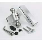 Weigh Safe 180-Hitch Adjustable Aluminum Ball Mount with Keyed Alike Receiver Pin thumbnail 2