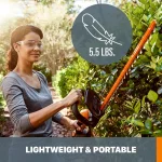 Worx 20V Power Share 22 in. Cordless Hedge Trimmer, 3/4 in. Cutting Capacity (Tool Only) thumbnail 8