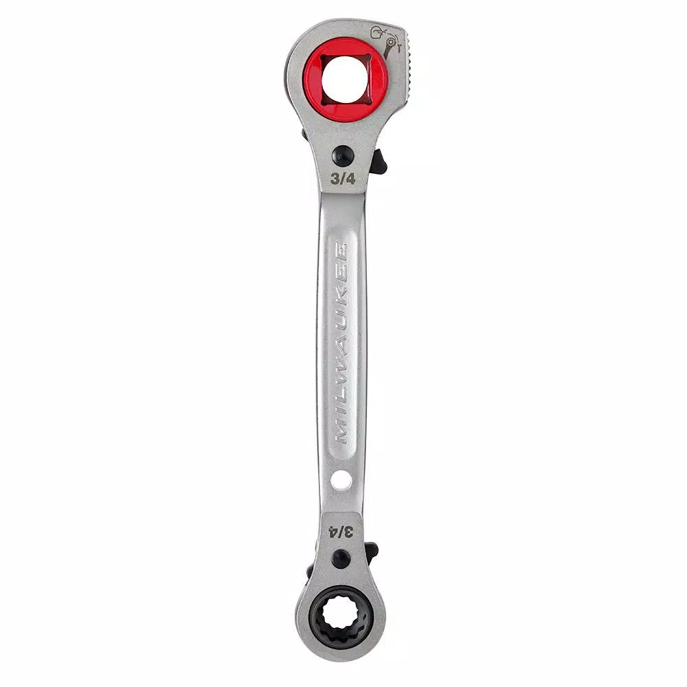 Milwaukee Lineman's 5-in-1 Ratcheting Wrench with Milled Strike Face