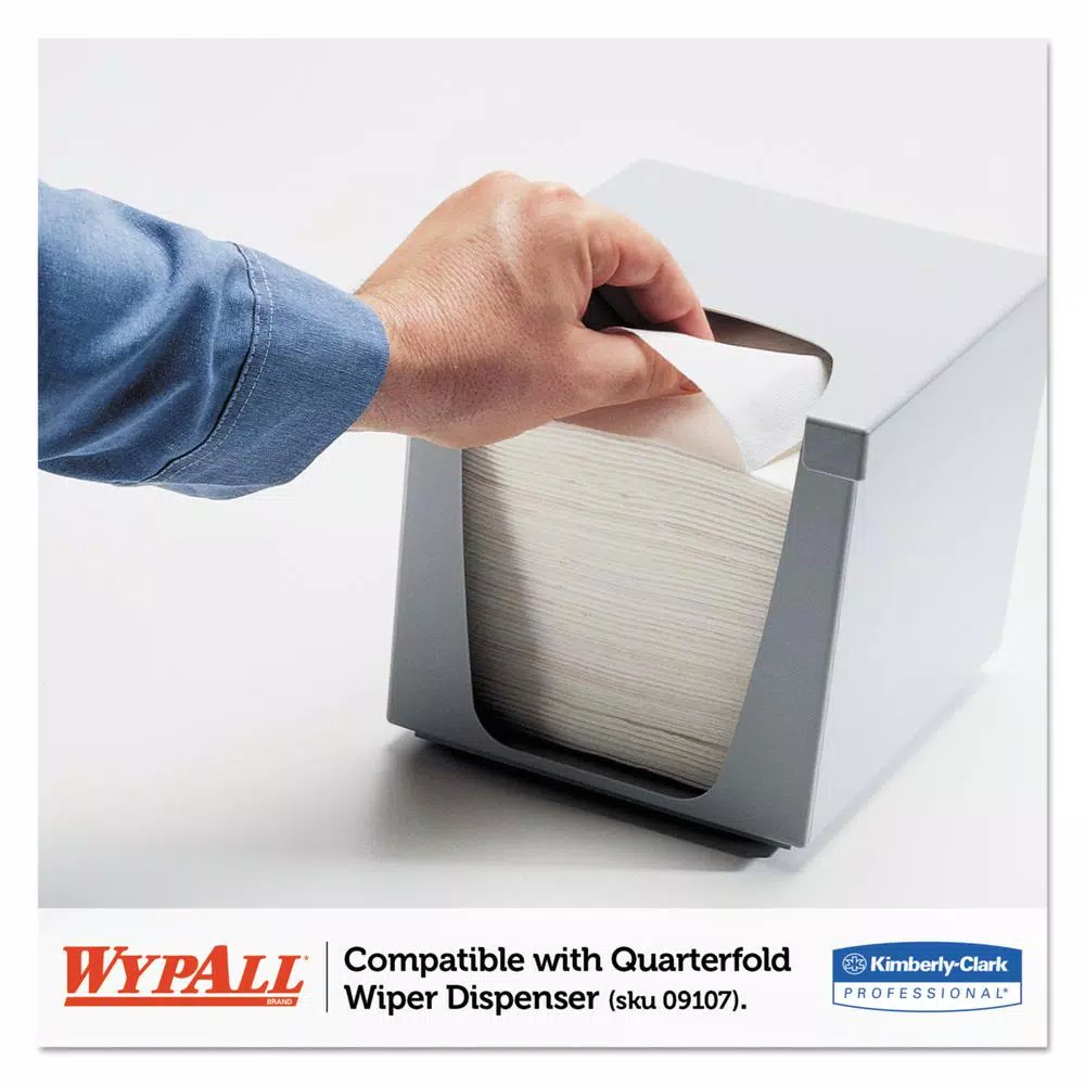 Wypall X80 Foodservice Towels Antimicrobial Hydroknit 12.5 x 23.5 in, 150 Sheets