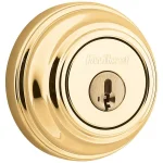 Kwikset 980 Double Cylinder Deadbolt with SmartKey Security, Polished Brass thumbnail 1