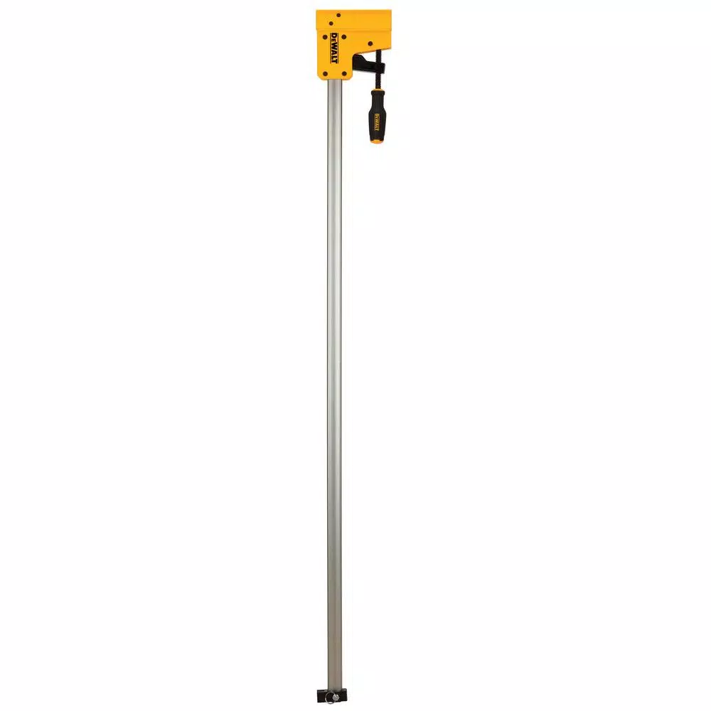 DEWALT 48 in. Parallel Bar Clamp with 1500 lb. Clamping Force and 3.75 in. Throat Depth