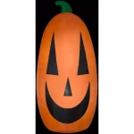 Gemmy 12 ft. Happy Pumpkin Giant Halloween Inflatable - Extra Bright Outdoor Decor thumbnail 1