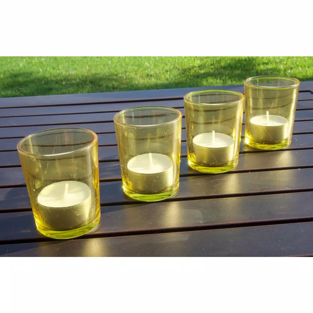 Stonebriar Collection Stonebriar Unscented White Paraffin Tea Light Candles, 100-Pack