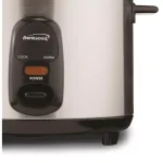 Brentwood 10-Cup Silver Rice Cooker with Stainless Steel Body and Nonstick Inner Pot thumbnail 6