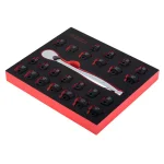 SUNEX TOOLS 3/8 in. Drive Low Profile SAE and Metric Impact Socket Set with 80-Tooth Chrome Ratchet thumbnail 1