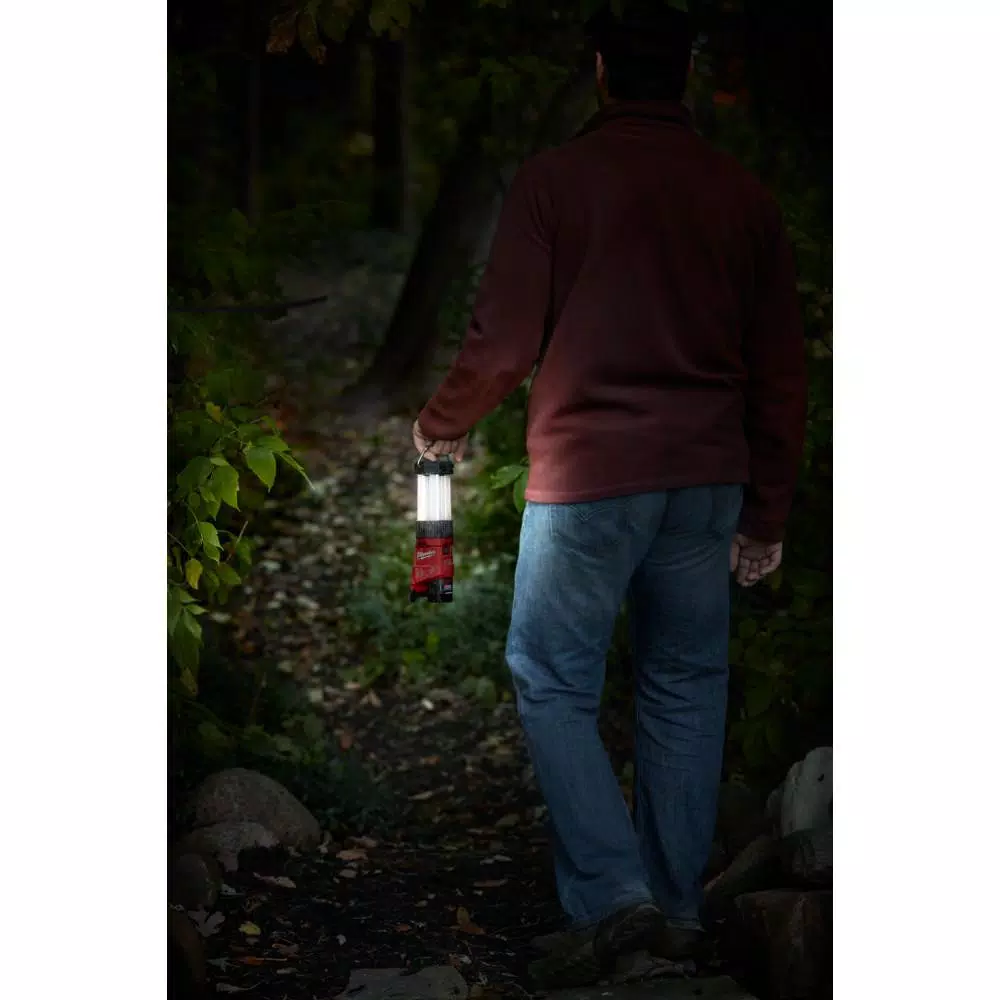 Milwaukee M12 12V Cordless LED Lantern/Flood Light & Compact Vacuum Kit with 3.0 Ah Battery