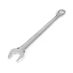 TEKTON 46 mm Combination Wrench, 12-Point Box End, Chrome Vanadium Steel thumbnail 1